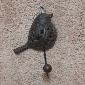Bird iron wall hook